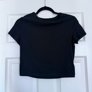Wild Fable Black Crop Top